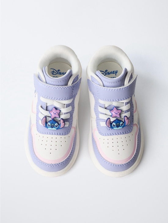 Zara Other - Zara Purple, Pink & White Kids' Stitch High-Top Sneakers